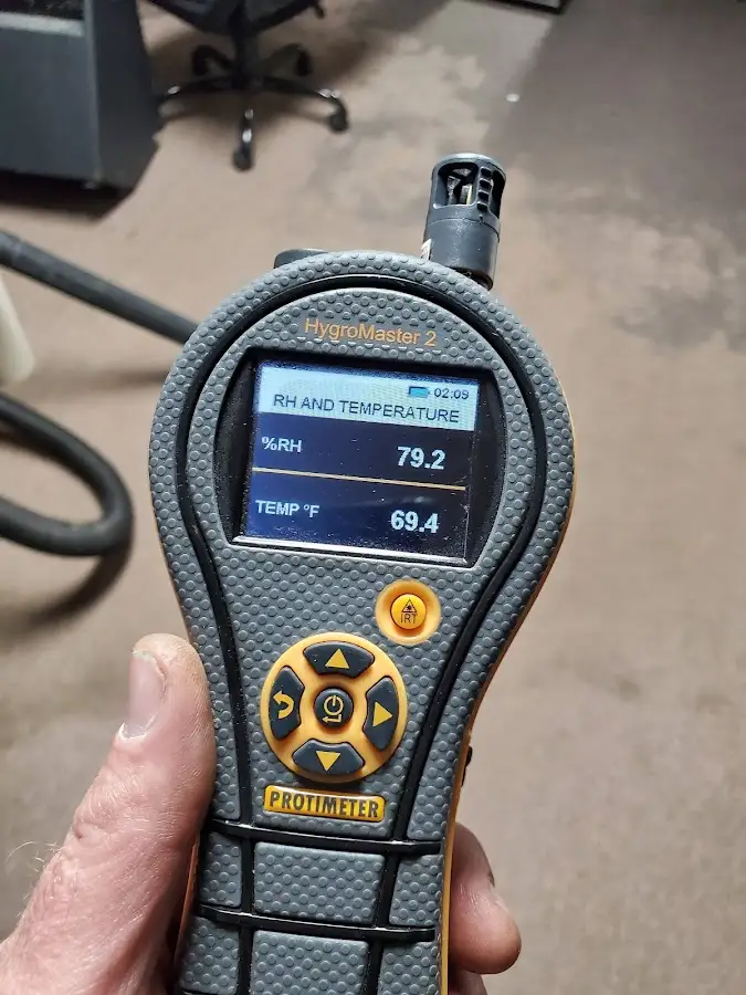 Moisture meter humidity assessment for Mold Remediation & Removal in Broken Arrow